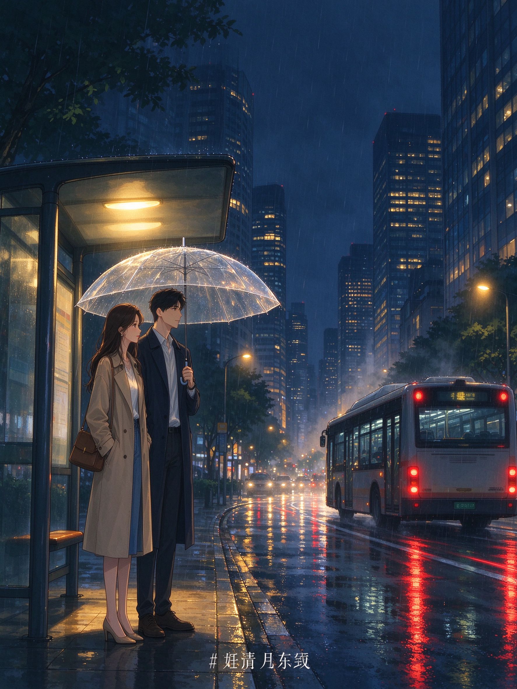 星际榜单第五名：深夜公交站